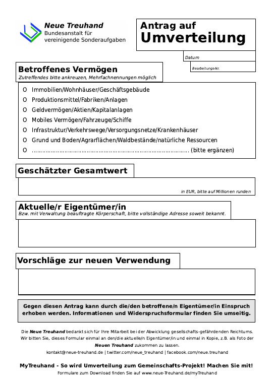 Finanzministerium formulare