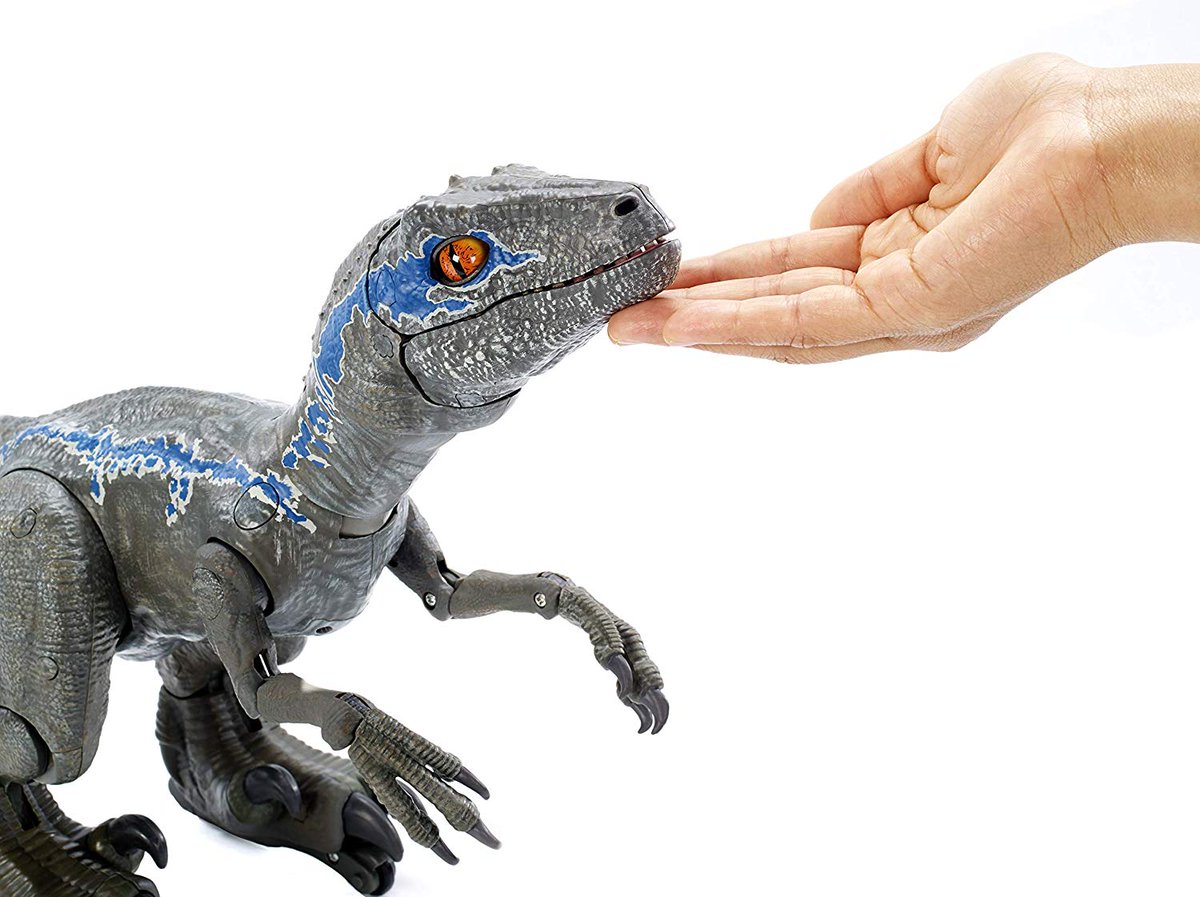 mattel jurassic world alpha training blue dinosaur