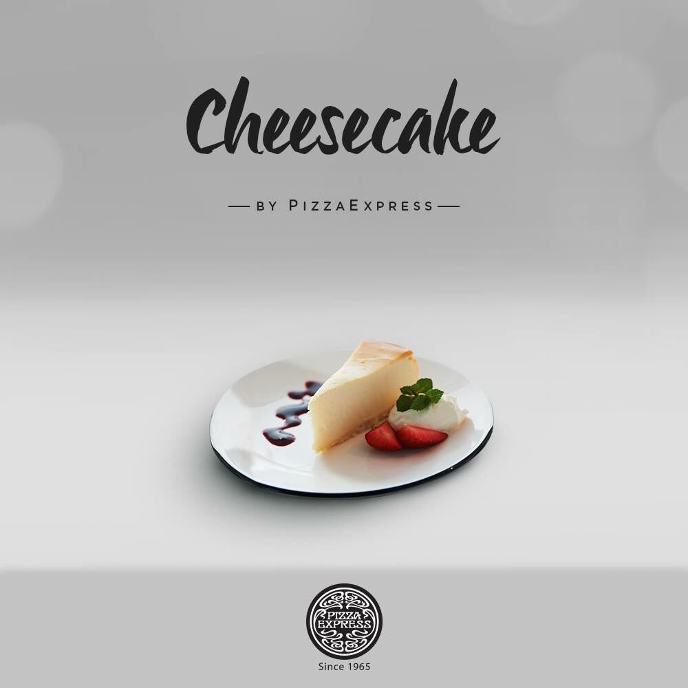 This creamy and cheesy delight is a treat to your taste buds any day, any hour!
#PizzaExpress

 #PESignatureDesserts #Cheesecake #Creamy #cheesy #delight #dessert