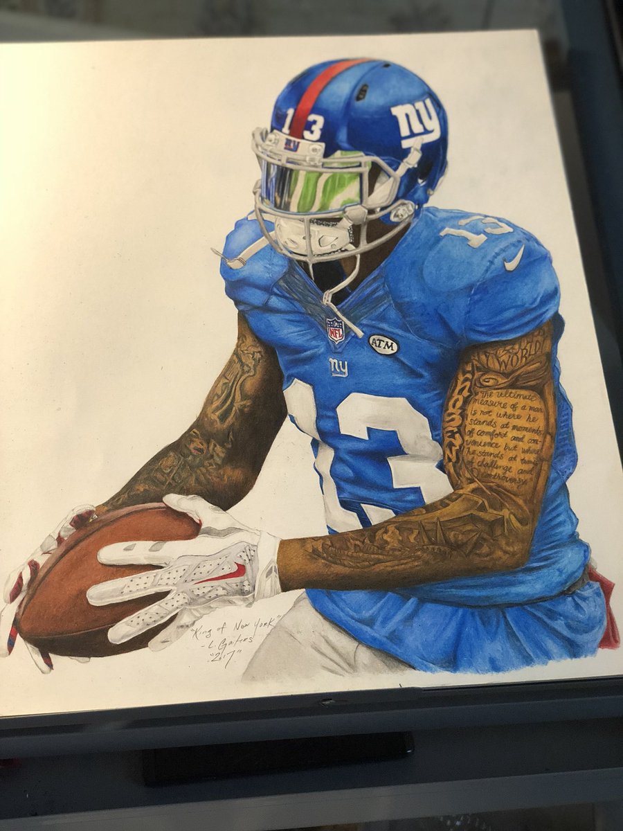 How To Draw Odell Beckham Jr Step By Step