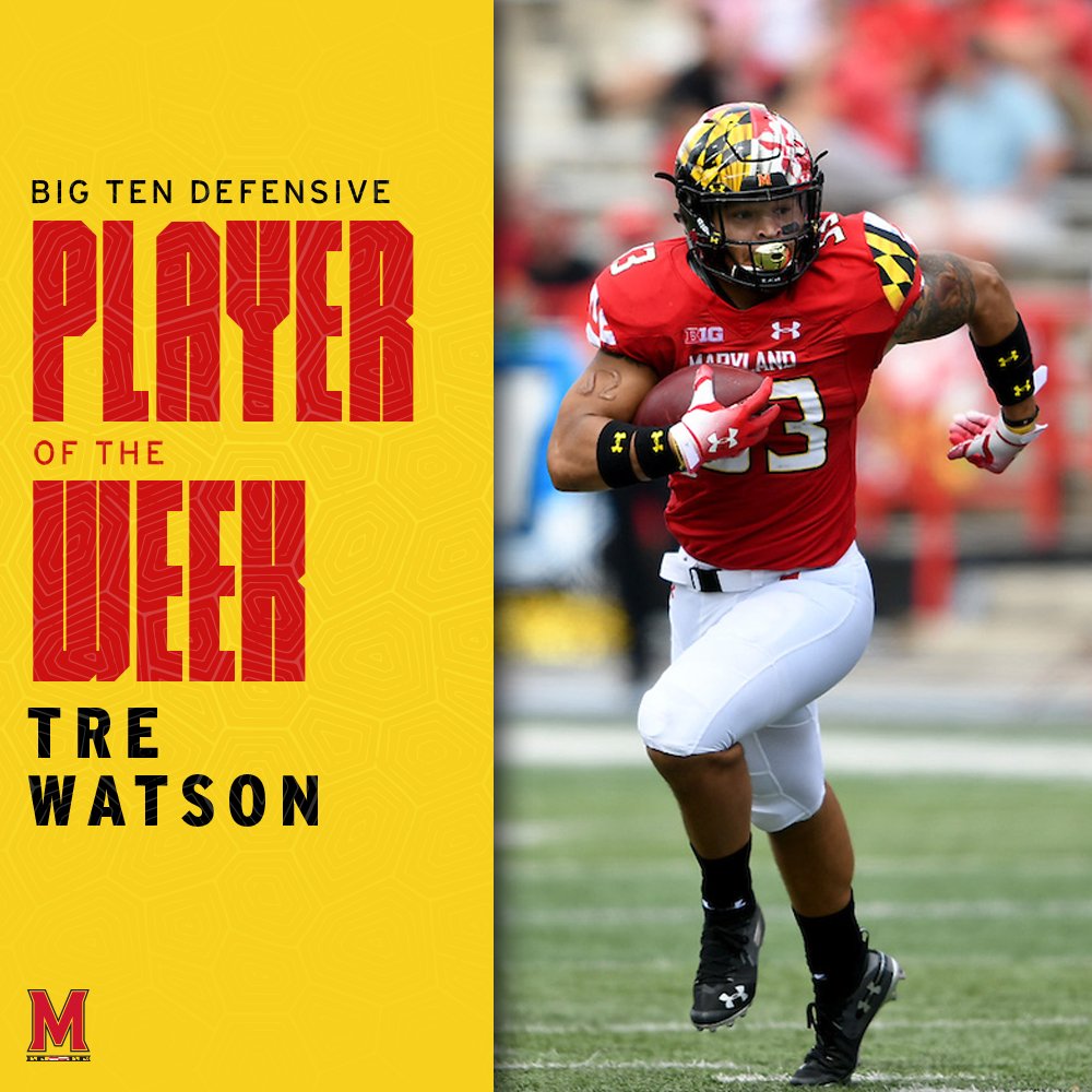 Maryland Football On Twitter B1g Honors At Mdque33 Big
