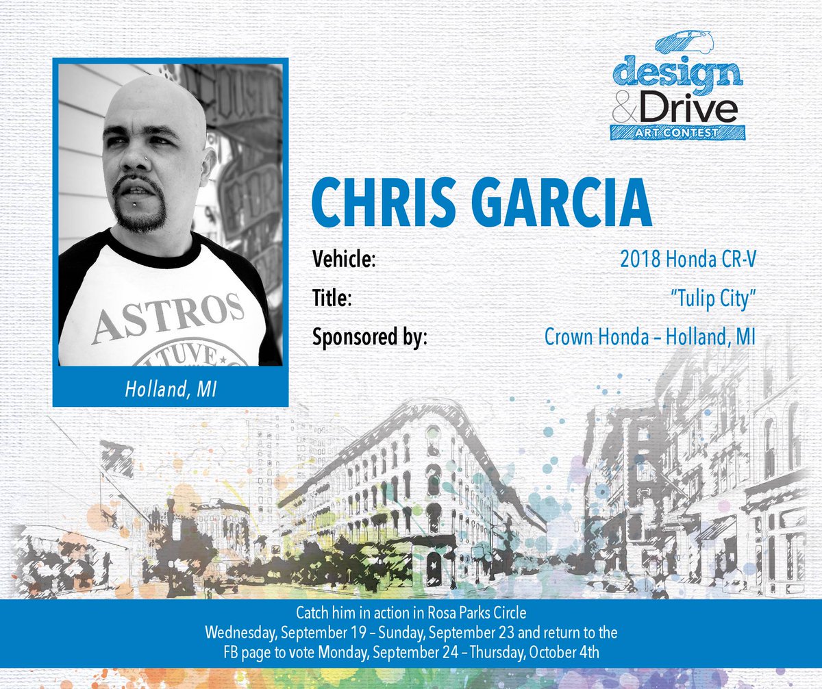 Have you seen what Chris Garcia has done to our #Honda CR-V? Check it out during #ArtPrize! #artprize10 <a href="/WestMiHonda/">West Michigan Honda</a> <a href="/ArtPrize/">ArtPrize</a>
