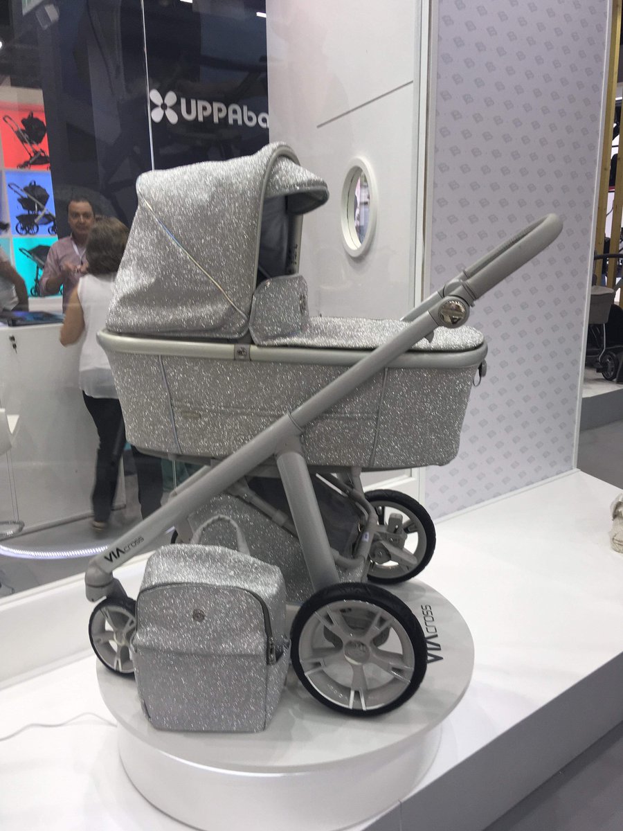 glitter pushchair