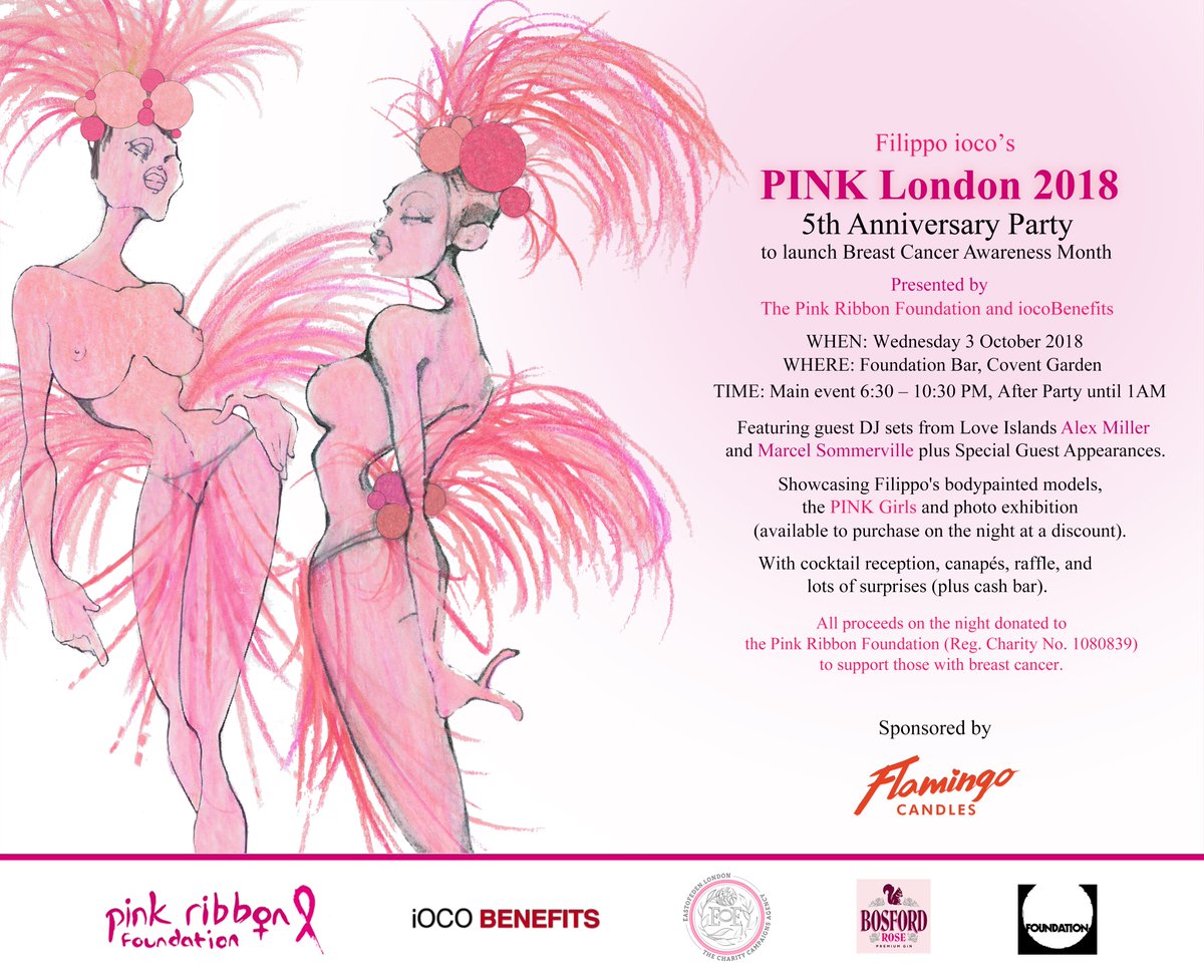 We're getting very excited for next week …. #PINKLondon2018 <a href="/FoundationWC2H/">Foundation Bar</a> with #filippoioco sponsored by <a href="/FlamingoCandles/">Flamingo Candles</a>