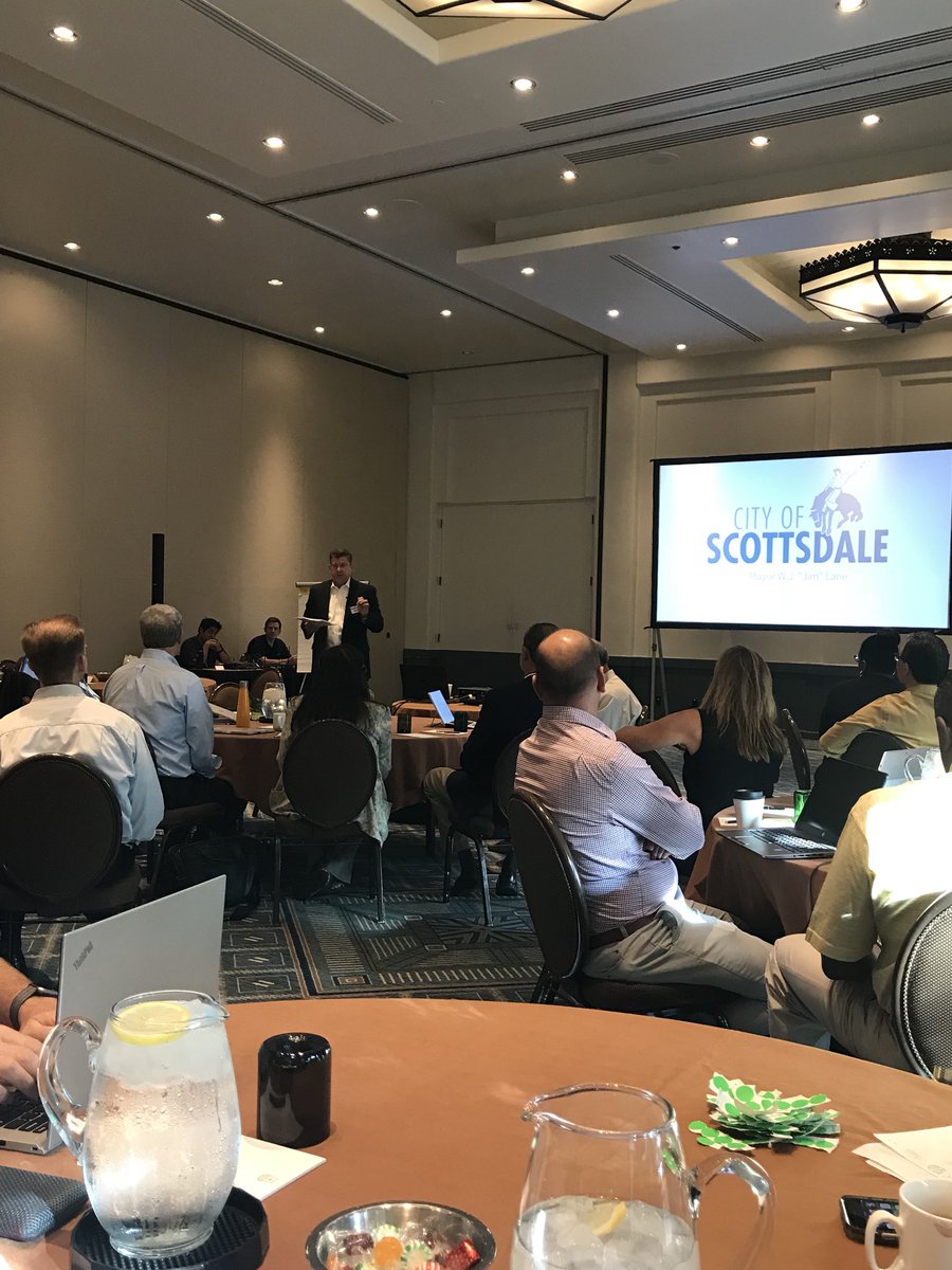 BarryCondrey's tweet photo. The #MIXScottsdale2018 conference has started, out fearless leader @wmkehoe61 with opening comments. https://t.co/msAX9Xe7fR