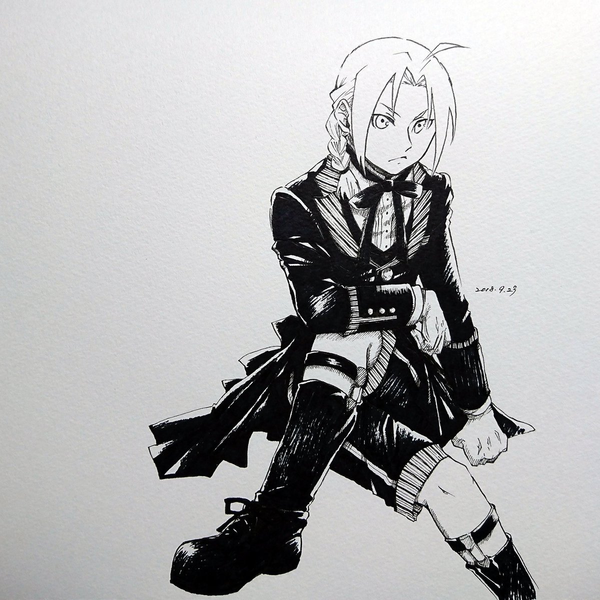 Uzivatel こなつ50 Na Twitteru 黒執事 ハガレンが嬉しくて描いた坊ちゃん風の服のエド ヒールだとどうだったかな Uzivatel こなつ50 Na Twitteru 黒執事 ハガレンが嬉しくて描いた坊ちゃん風の服のエド ヒールだとどうだったかな