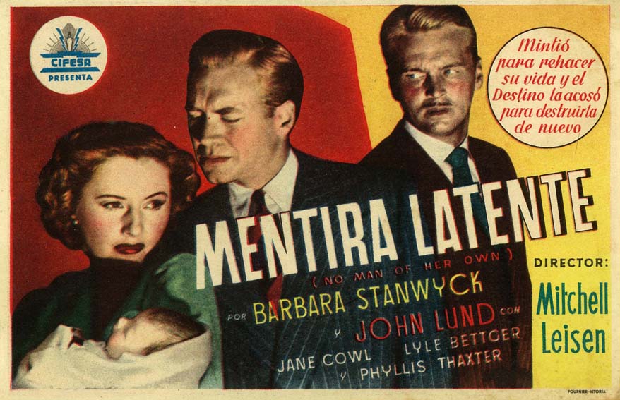 avadesordre's tweet image. #24Settembre 
#AccaddeOggi nel 2003 muore 88enne l'attore americano #LyleBettger debutta in

Non voglio perderti (No Man for Her Own), di Mitchell Leisen, 1950
