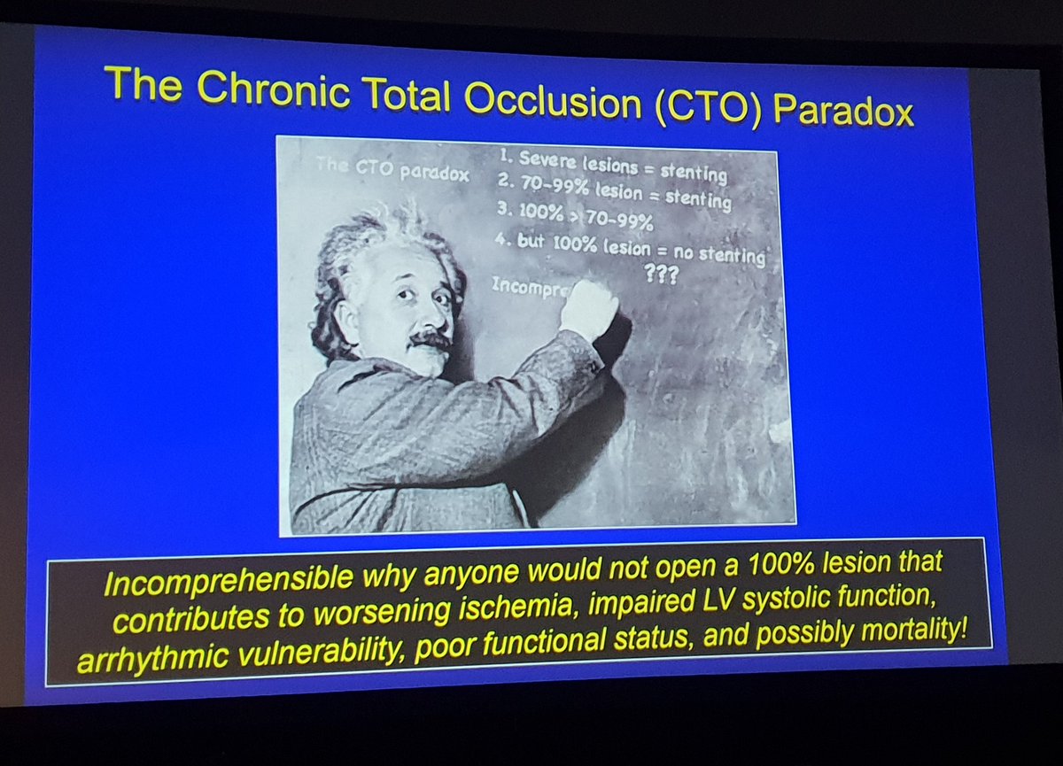 drrahulkurup's tweet image. Einstein was clearly a CTO PCI advocate! Fascinating debate between Dr Sanjay Kaul and Dr David Kandzari in Room 5. #TCT2018 #TCTConference