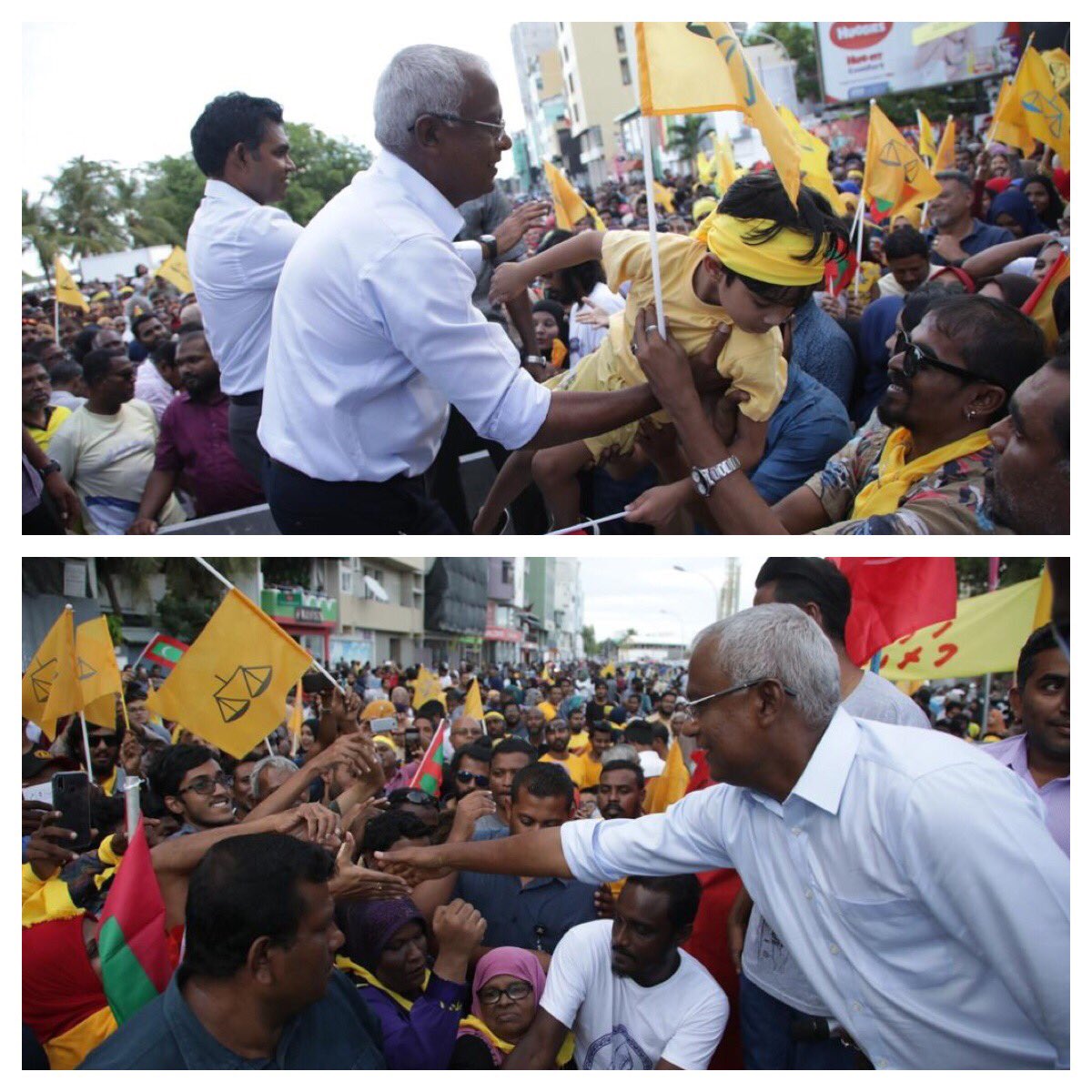 Roxeyna's tweet photo. My president @ibusolih : so humble, so lovable ❤️

#IbuFaisal2018 https://t.co/S3o5nJAtGv
