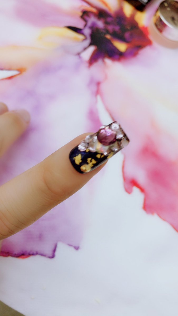 蒼井翔太 指はこんな感じでした 金箔も貼ってもらいーの