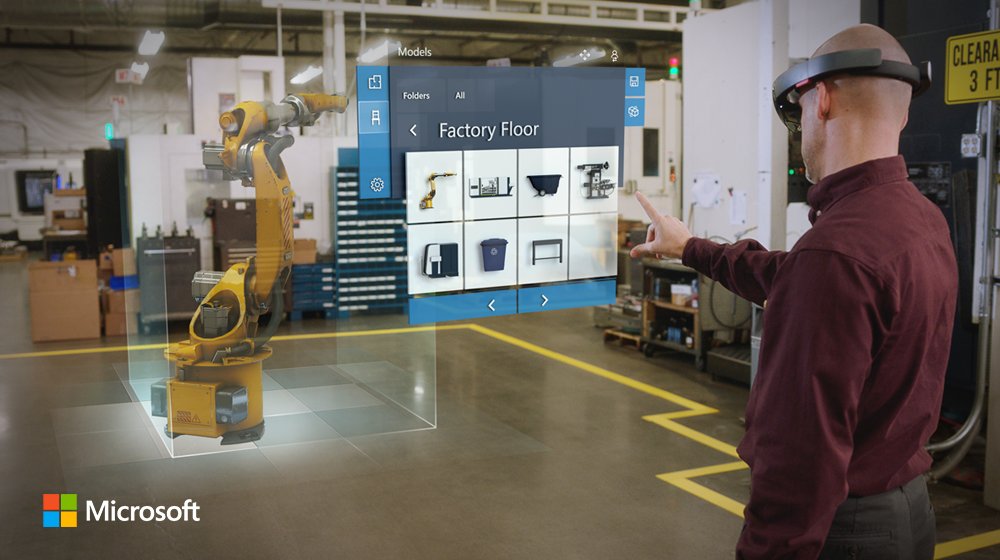 MSFTDynamics365's tweet photo. Use #MSDyn365 Layout with @HoloLens to design spaces in context with digital objects: https://t.co/FDEsncggW6 #MSIgnite https://t.co/1NDdLpJFax