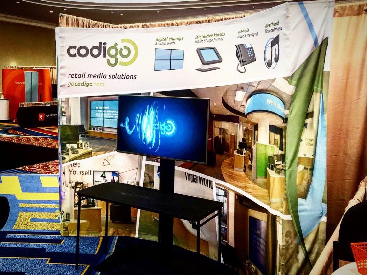 GoCodigo's tweet image. Don’t miss out on all the action at #ABA! Stop by booth 307 and see Nick. #digitalsignage #interactivekiosk #customcontent #create #design #customerexperience #allsystemsgo #gocodigo #justdoit #helpushelpyou