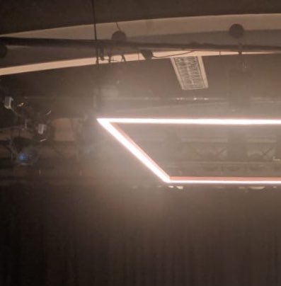 IDareYouTour's tweet image. Very exciting first glimpses of the #IDareYou design taking shape at @NottmPlayhouse today from collab between Designer Lydia Denno, Lighting Designer Alexandra Stafford &amp;amp; Sound Designer @orange_drew. Book your ticket to see the full picture! #grass #customlightboxes #trees