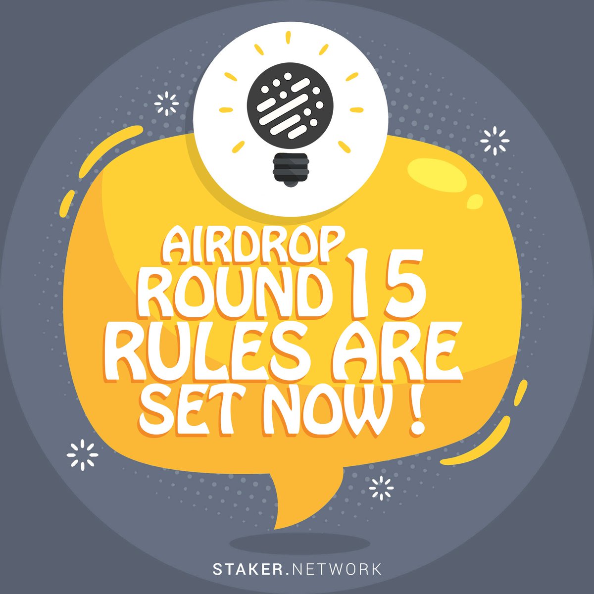 Staker airdrop 15 has been commenced.

New rules have been set &amp; complete all the rules to be eligible for the airdrop.

Discord - discord.gg/ddTaugN 

#airdrop #airdropalert #airdroplive
#airdrophunters #cryptocurrency #bitcoin #crex24 #STR #STAKER #PoSinETH