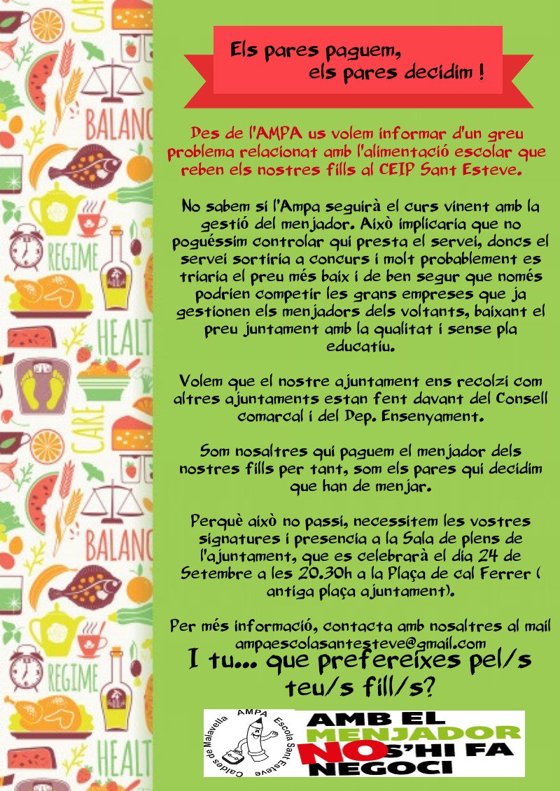 AMPA Sant Esteve tweet media