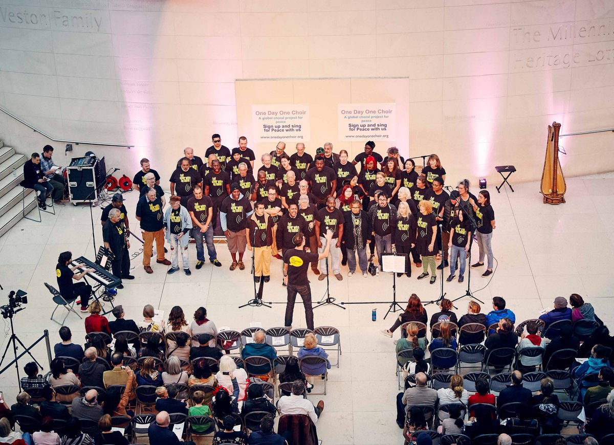 CWNNLondon's tweet photo. A massive thanks to @OneDayOneChoir for inviting us to perform @britishmuseum last Friday. What an was an incredible event!

Missed out? Don't worry,  grab your ticket now for our performance at 'Street Requiem' Friday 28th at Westminster Central Hall!
https://t.co/yxgJwNPThG https://t.co/HPFHMmBT51