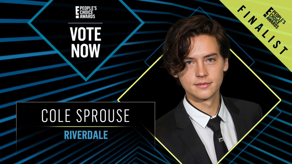 peopleschoice's tweet photo. Vote for Cole Sprouse from Riverdale by retweeting this post: #ColeSprouse #TheMaleTVStar #PCAs https://t.co/hIF1La6Dat