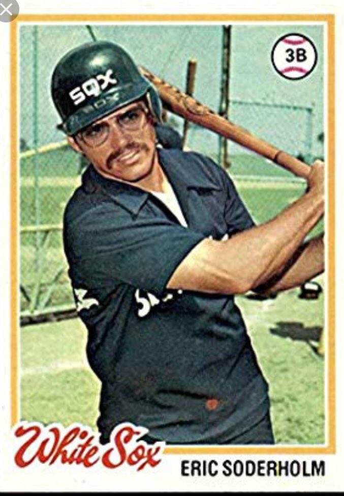 SoxNerd's tweet photo. #EricSoderholm, who manned the hot corner and hit 25 homers for the 1977 Southside Hitmen #WhiteSox, is 70 today! https://t.co/YaBpcmN3ak