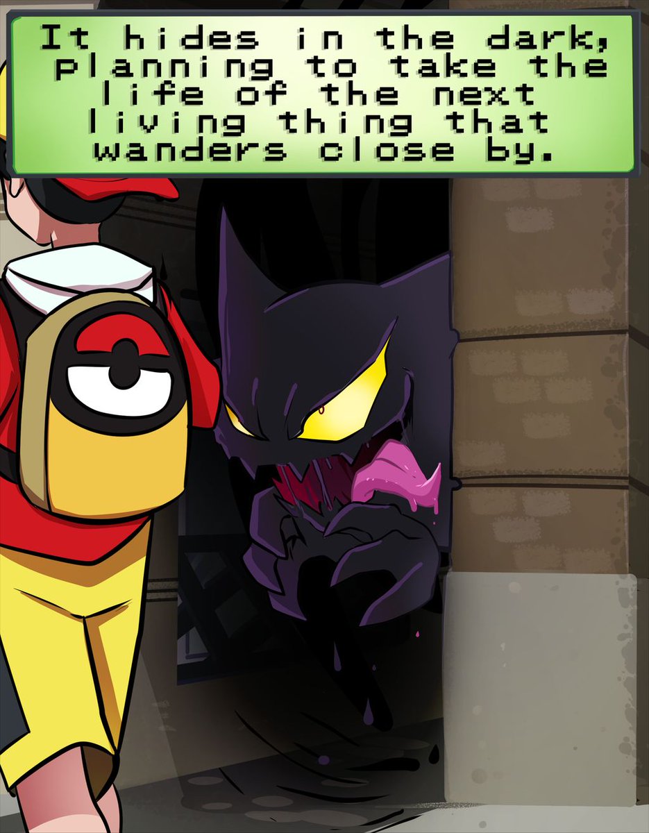 ReadySoup's tweet photo. That's a rather Grim prediction https://t.co/F9DKA3j78V #pokemon #haunter #gotachatchthemall #joke #webcomic #comic #comicstrip #videogames #nintendo #pokedex #pokedexentry https://t.co/I6E8MGP9Xp