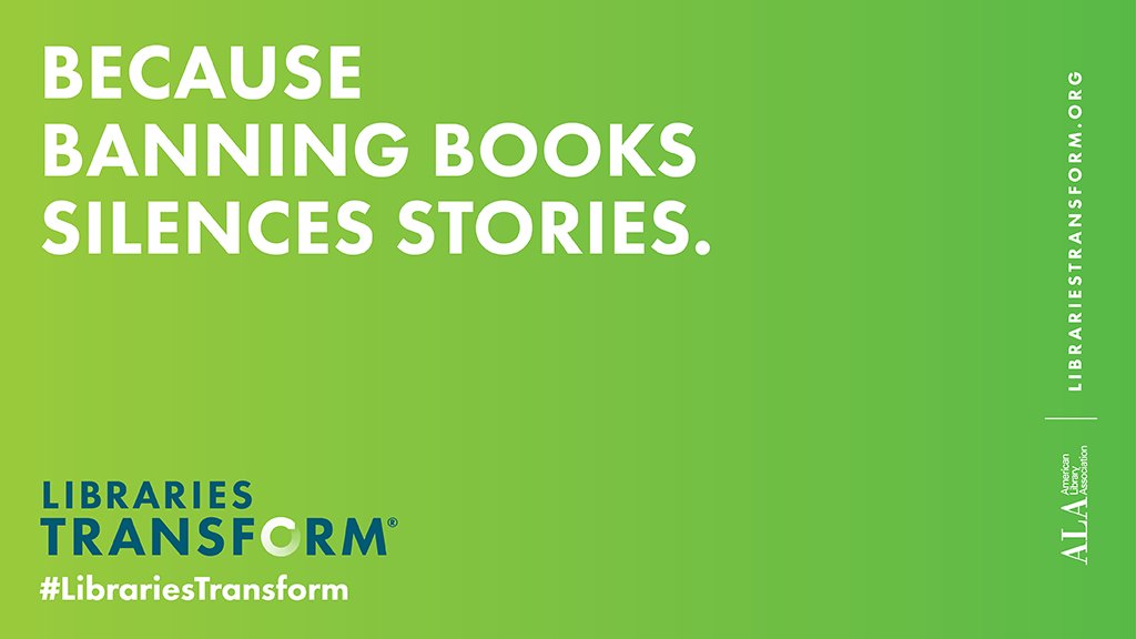 ALALibrary's tweet image. Book challenges often target diverse literature. The majority of the Top 10 Challenged Books of 2017 feature #LGBTQ characters or deal with the harsh realities of race relations. Help break the silence this #BannedBooksWeek.
 bit.ly/2O7LdEx .  #LibraryCardSignUp