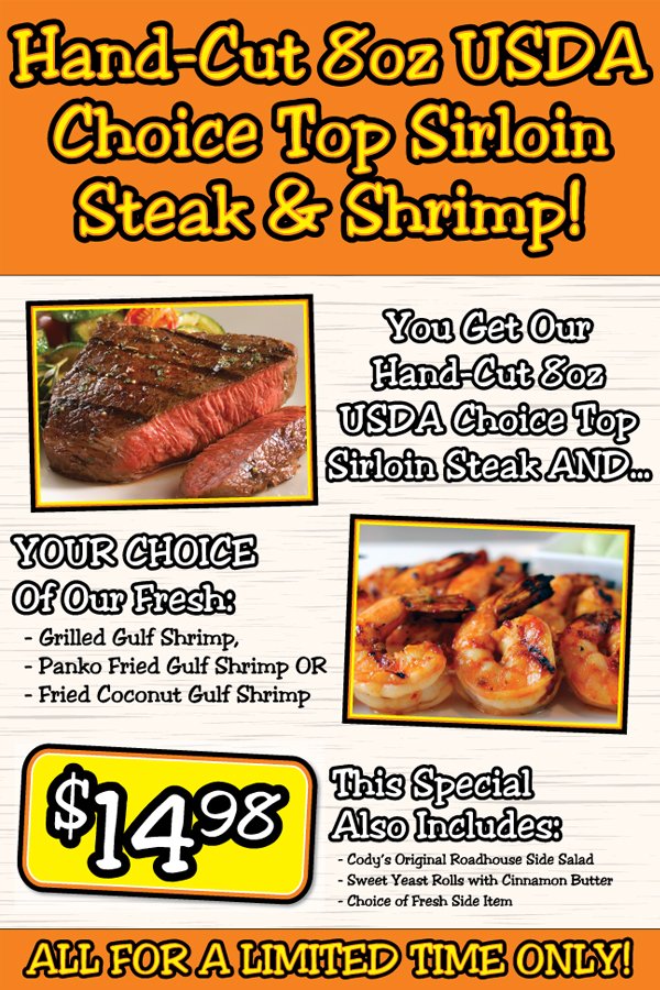 Cody S Roadhouse Codys Rdhouse Twitter