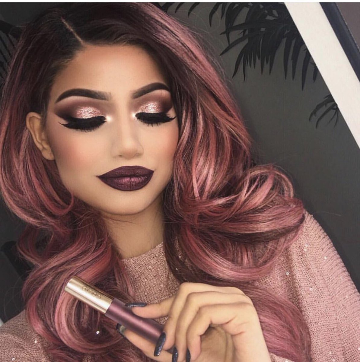 GerardCosmetics's tweet photo. Do not miss out on the Party Pout bundle ๐ 3 lip products for $20 ๐Why not pick up Underworld Metal matte liquid lipstick, it looks amazing on @makeupbyalinna #partypout #gerardcosmetics #slayallday https://t.co/D0RxGQZZFH