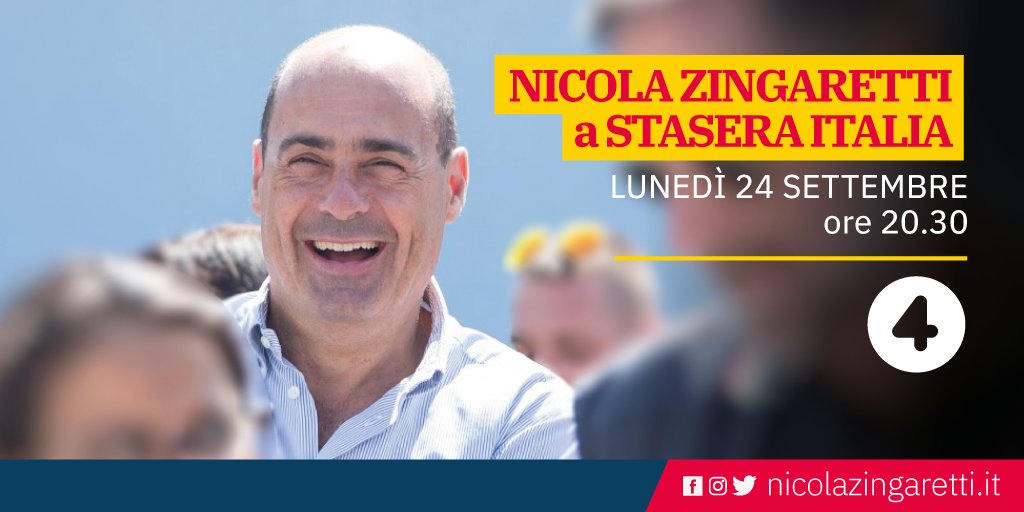 Tra qualche ora sarò ospite di Barbara Palombelli a @StaseraItalia su Rete 4.
Guardami in diretta e fammi sapere cosa ne pensi, grazie! 
➡ goo.gl/2EKuja #StaseraItalia