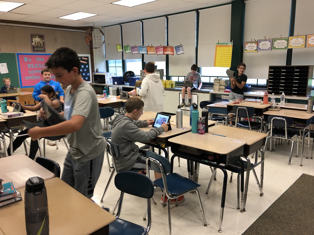 Ss were engaged as they used @Flipgrid to explain how a multiplication problem was solved incorrectly and how it should have been solved.