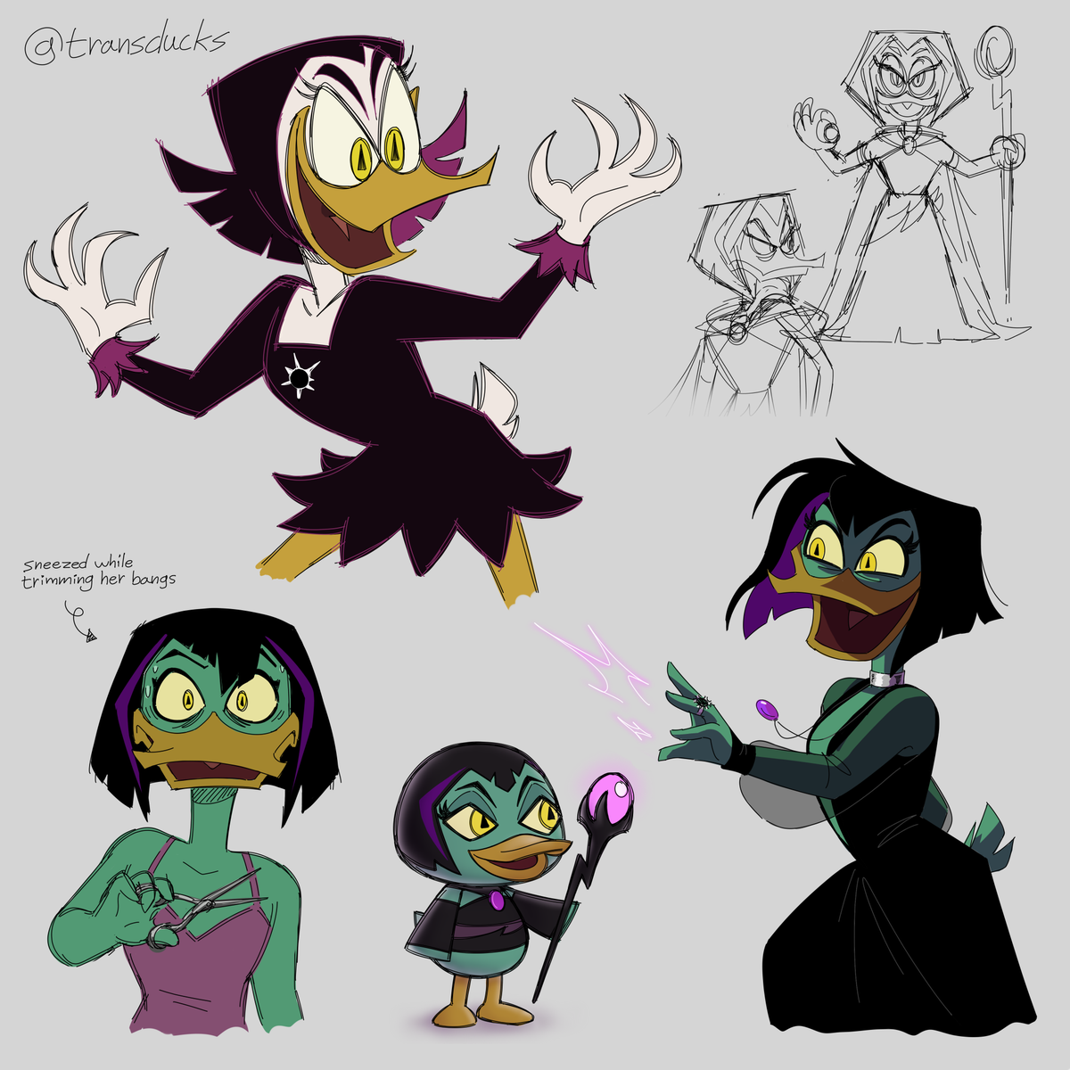 transducks's tweet photo. a collection of some magica drawings i did https://t.co/f4pJaf1Kci