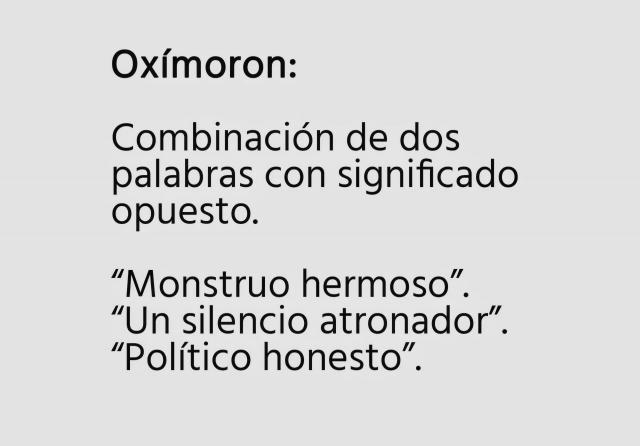 AlejandroFSec's tweet photo. Qué es Oxímoron: Dos palabras combinadas con significado opuesto.
#SiempreRecargados #TheBest #AccionPorElPlaneta #TrasladoDeValores #EducacionParaPrevenir #JuicioPolitico #SpeakYourself #HoyDecido #HablarBien #BeAVoter #SOSUniversidadesPublicas #MaluEH #FirstDates729 #GHVIP24S https://t.co/eALwwmcAzw