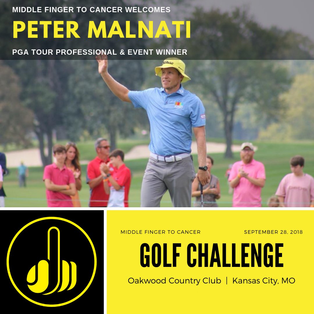 mf2cancer's tweet photo. We're excited to announce that @PGATOUR #professional & #event #WINNER @PeterMalnati will be giving a short #game lesson at the #middlefingertocancer #Golf #challenge! #thanks for your #support Peter! Learn more at https://t.co/TjWdohQJIy https://t.co/ct7X7SmCVV