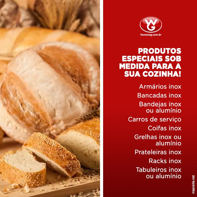 fornoswg's tweet photo. A WG também oferece produtos especiais sob medida para a sua cozinha, com a mesma qualidade da nossa linha de fornos industriais! Solicite seu orçamento: https://t.co/MRCDHgvEnj 
Conheça nossos fornos: https://t.co/Cym2cwha8P 
Contato: atendimento@dablioge.com.br | (24) 2248-1100 https://t.co/nv8iFAjofA