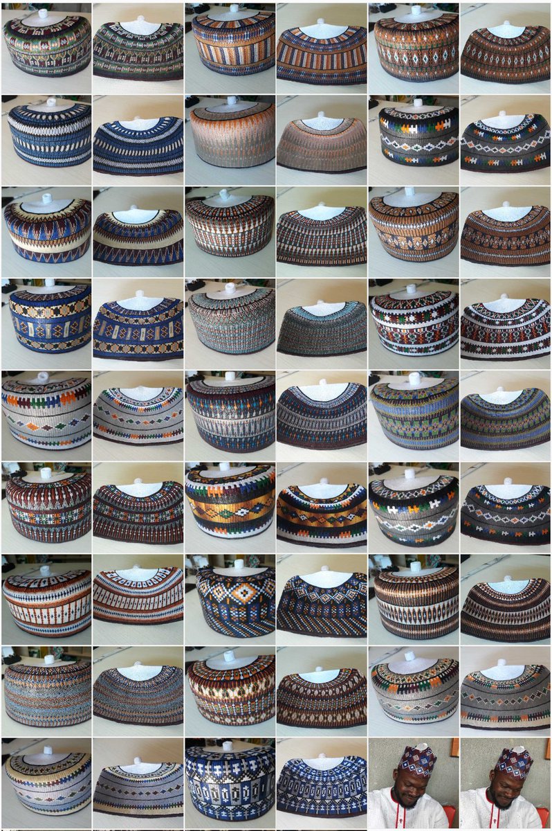 Rourqman's tweet photo. As four your hausa cap (huula) Follow us on Instagram @roqinstinct and in Facebook page roqinstinct or whatsapp/call +2348065227817 #huula #lagos #lagosfashion #Nigerians #maiduguricap #bornocap #bamacap #hula https://t.co/s3k7VBmyUm