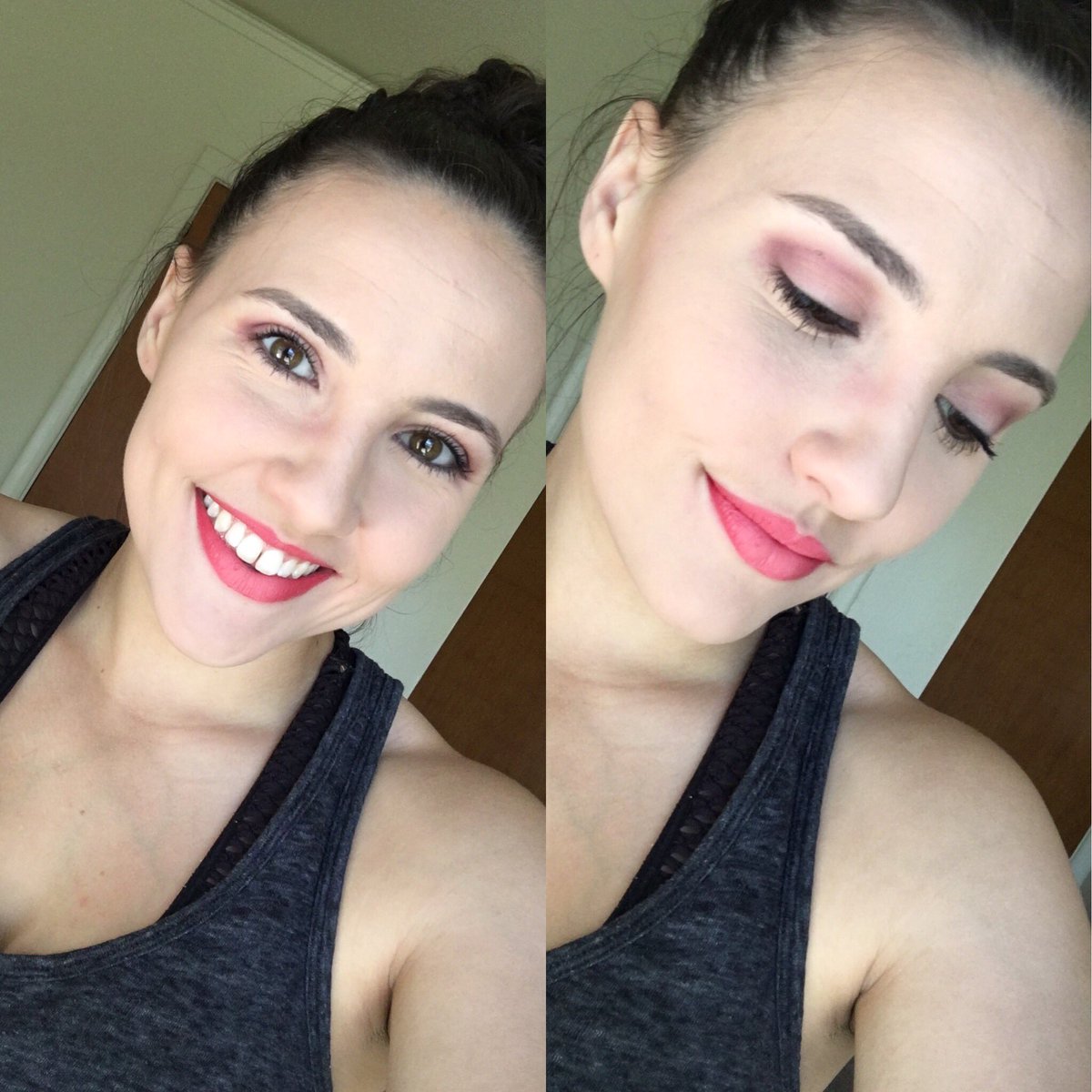 VanityFavs's tweet photo. Mom glam is my kinda glam, and it only took me ten minutes. 😍💋 https://t.co/KK6PYeQMpq