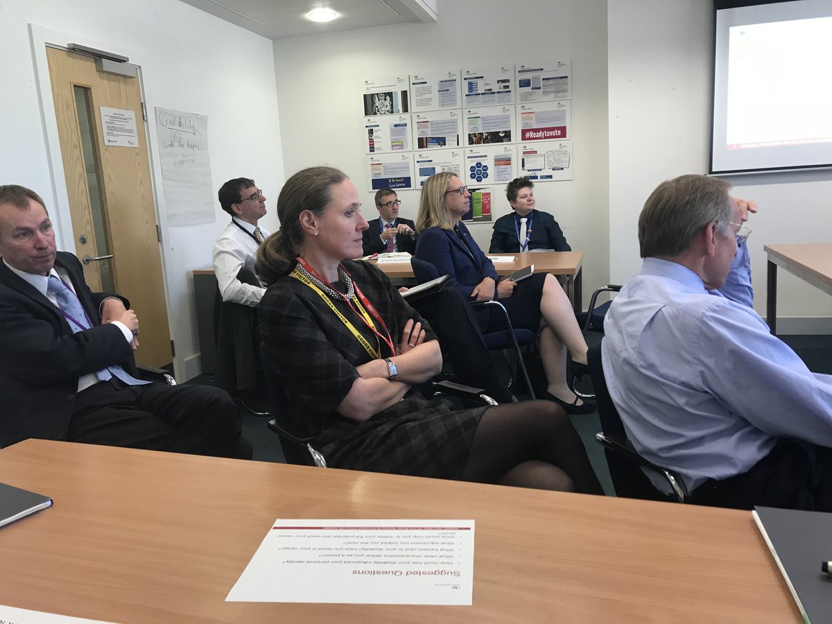 Great #InclusionWeek speed dating event to bring disabled colleagues together to share experiences, challenge preconceptions and inspire Permanent Secretaries and senior leaders across @UKCivilService. Thanks to @PhilipRutnam @CSDisability   for organising #NIW2018