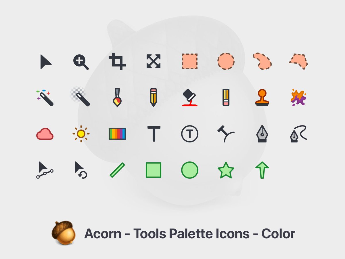 There’s a new version of <a href="/acornapp/">Acorn</a> out now! And you might notice some brand new preference and tools icons: dribbble.com/shots/5302402-…