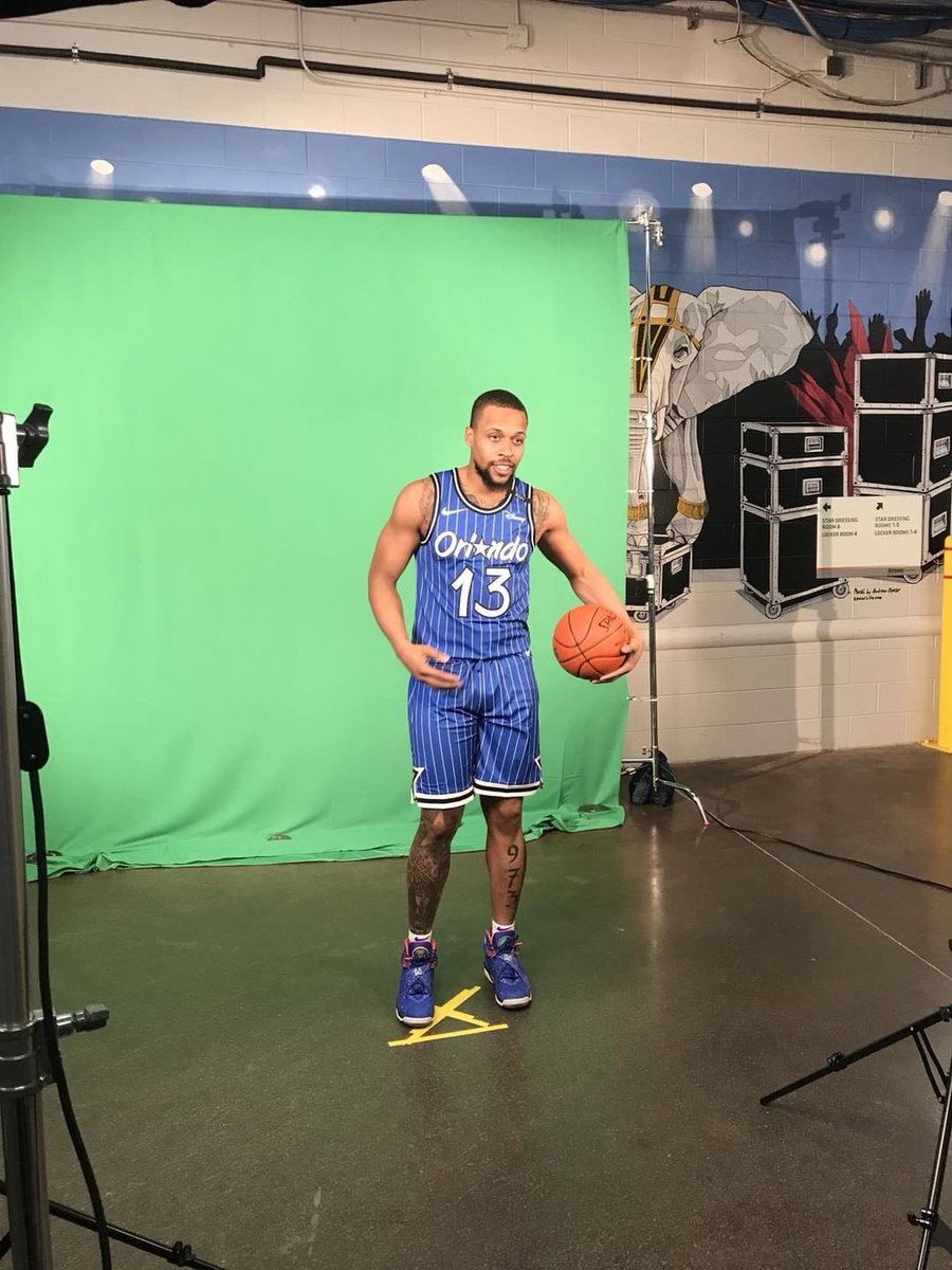 brkicks's tweet photo. Isaiah Briscoe wearing the Air Jordan 8 “Doernbecher” at @OrlandoMagic Media Day 🔥 https://t.co/jJY4vHUVjo