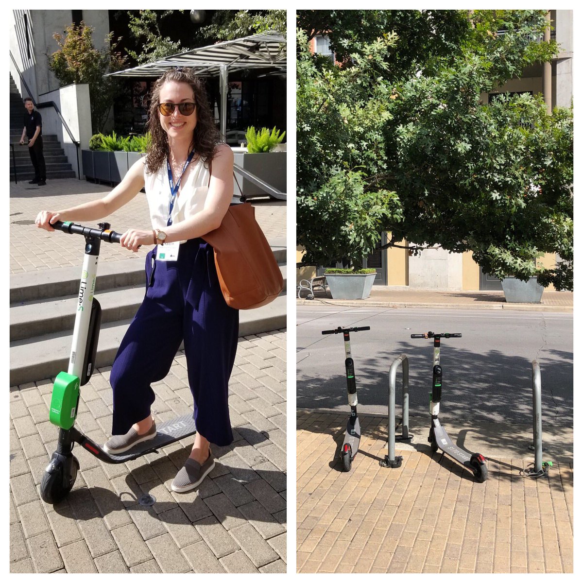 STORIS's tweet image. Our team decided to take the scenic route to the @FurnitureToday NEXT Conference on these techy electric scooters. What a great way to ride around in the beautiful Austin weather! #PBMNEXT