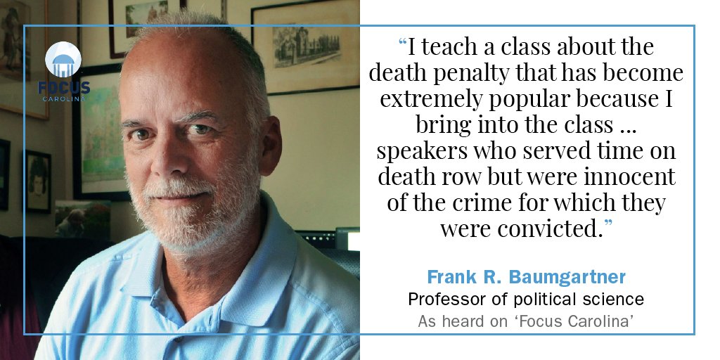 What makes professor Frank R. Baumgartner’s political science class unique? Hear for yourself on this week’s episode of “Focus Carolina.” 👂➡️ https://t.co/Pn3cOtYrvb https://t.co/LeKpbq7pWJ