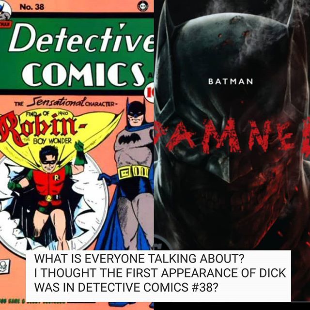 explodingearths's tweet photo. Totally... #fakenews
#firstappearance #dc #dccomics #batman #batfamily #darkknight #batmandamned #damned #constantine #robin #dickgrayson #joke #comics #explodingearths #comicbook #comicbooks https://t.co/riBm2JTwH4