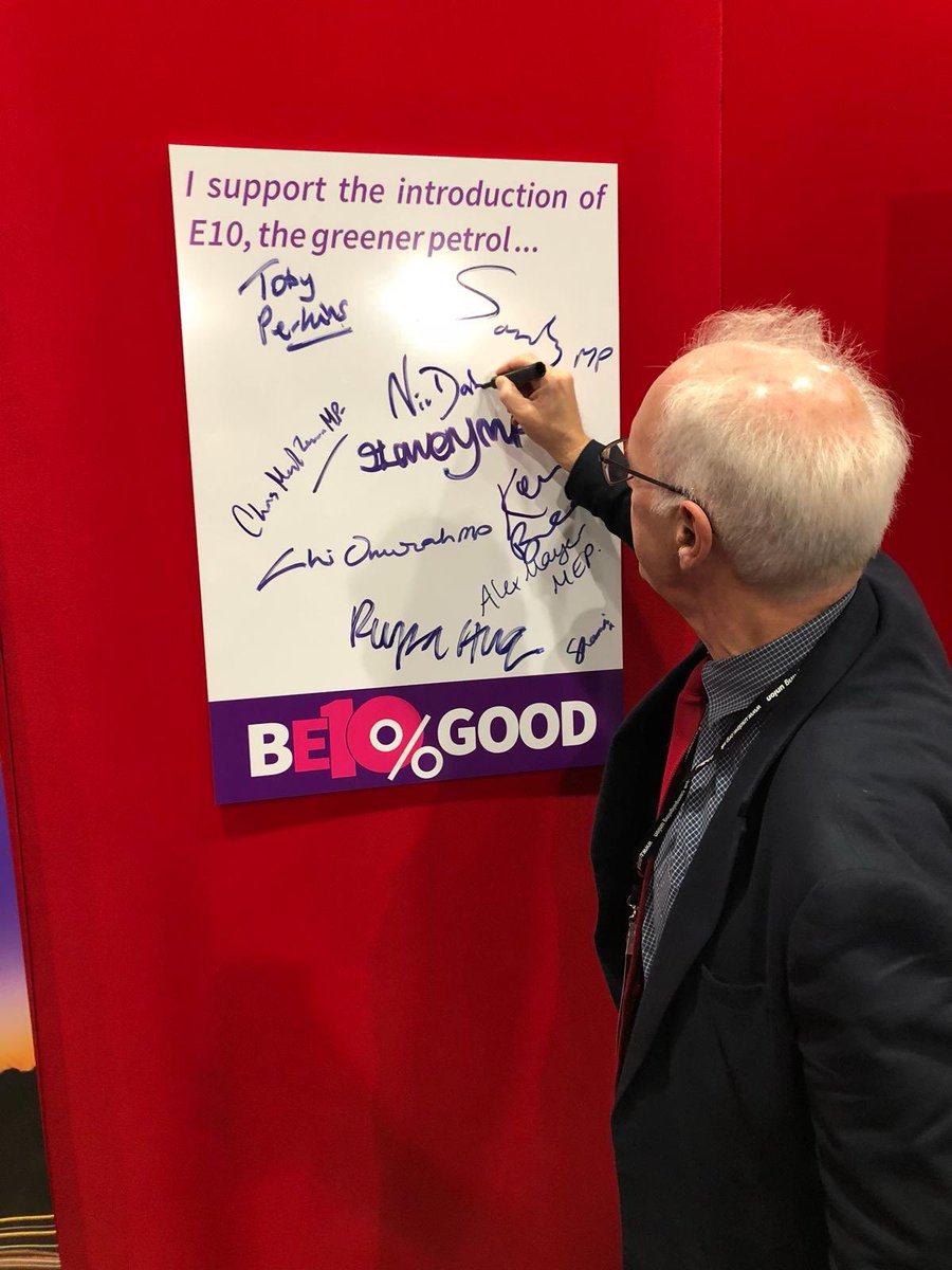 A big thanks to <a href="/APPGBioethanol/">British Bioethanol</a> Chair @NicDakinMP for his great support of the industry and for #E10