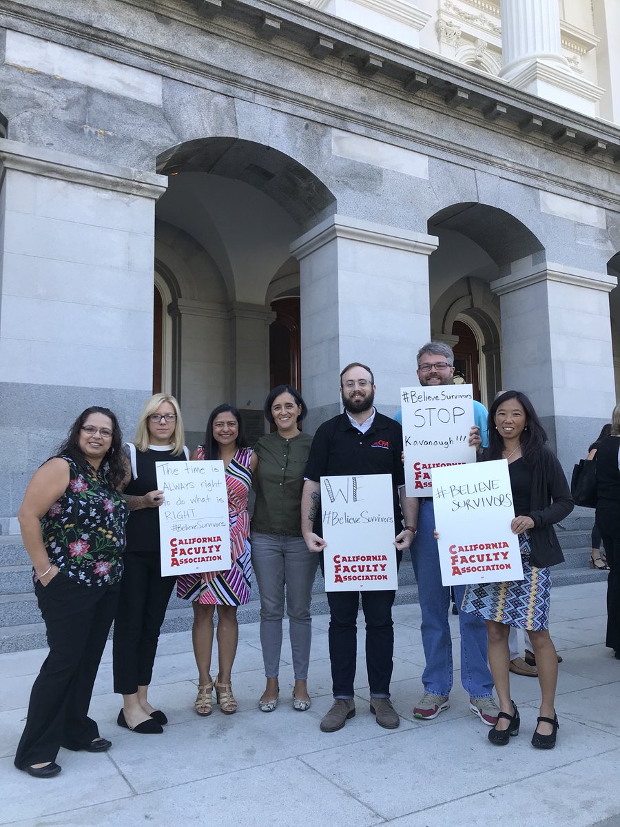 CFA representing at the Capitol during the walkout to #StopKanavaugh! #BelieveSurviviors #Solidarity