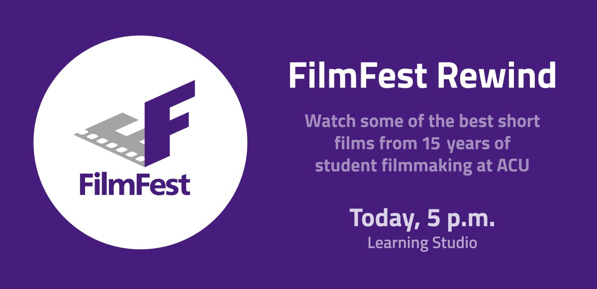 learningstudio's tweet photo. Today at 5 p.m., we're hosting FilmFest Rewind, a look back at some of the best student films from the past 15 years. (We'll have popcorn and drinks!) https://t.co/hPT6FKgItW
