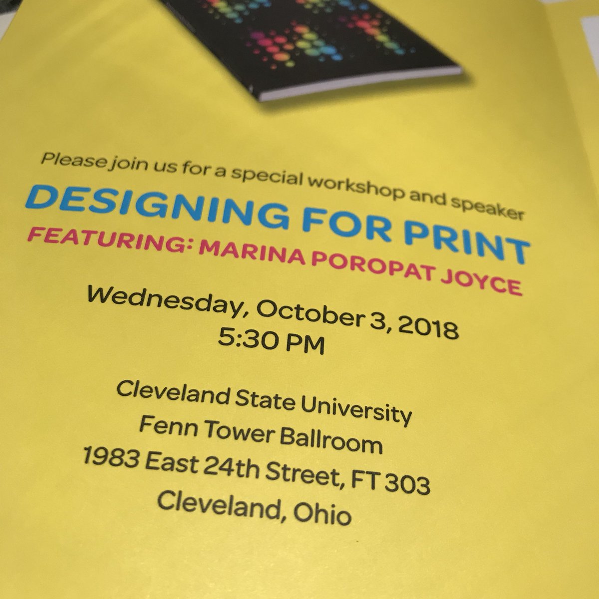 DesigningPrint's tweet image. Super excited to talk #designingforprint in #columbusohio &amp;amp; #cleveland &amp;amp; #detroit next week! Sponsors @MillcraftPaper @DomtarPaper put together 3 #firstclass events!! If you are in these areas register @ learnwithmillcraft.com 🙌
#print #graphicdesign #inkonpaper #designadvice