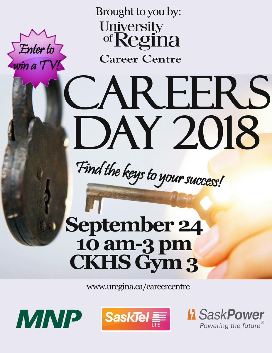 Careers Day is today! Make sure to stop on by to check out all the opportunities being offered!