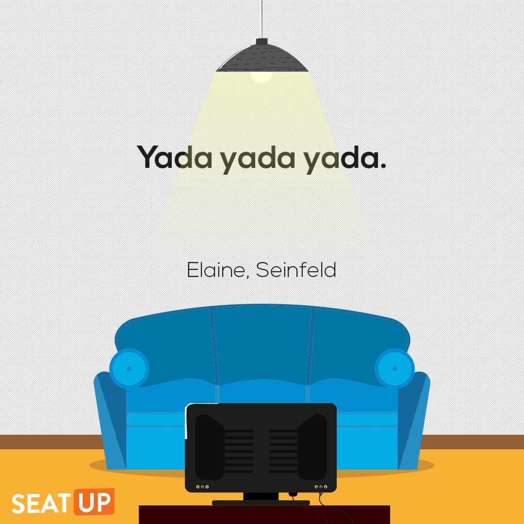 seatupnow's tweet photo. #Monday has us feeling like...
#Elaine #Seinfeld #quote https://t.co/3ycsNHJu5m