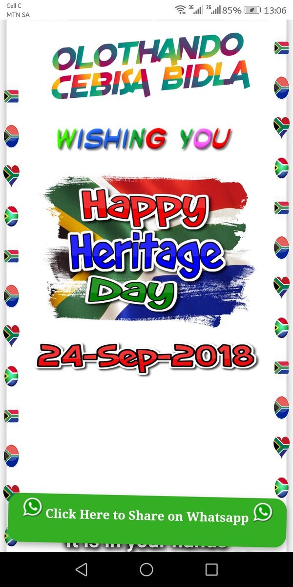 bidla_olothando's tweet photo. Happy heritage day to u all https://t.co/NG2WQHKtrJ