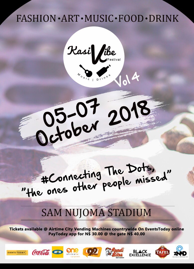 KasiVibeNamibia's tweet photo. Change your #ProfiePic to our poster and stand a chance to win a ticket 🎫 to the upcoming #kasivibefestivalvol4 Sam Nujoma stadium 🏟 5to7th October. https://t.co/gxhDvlUaVA