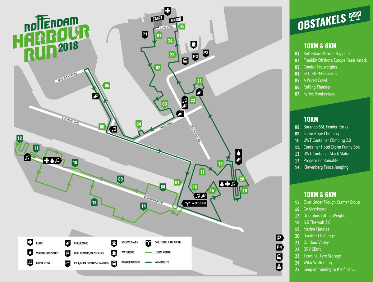 Benieuwd naar de route? Hier is de plattegrond van 2018! 😬🎉