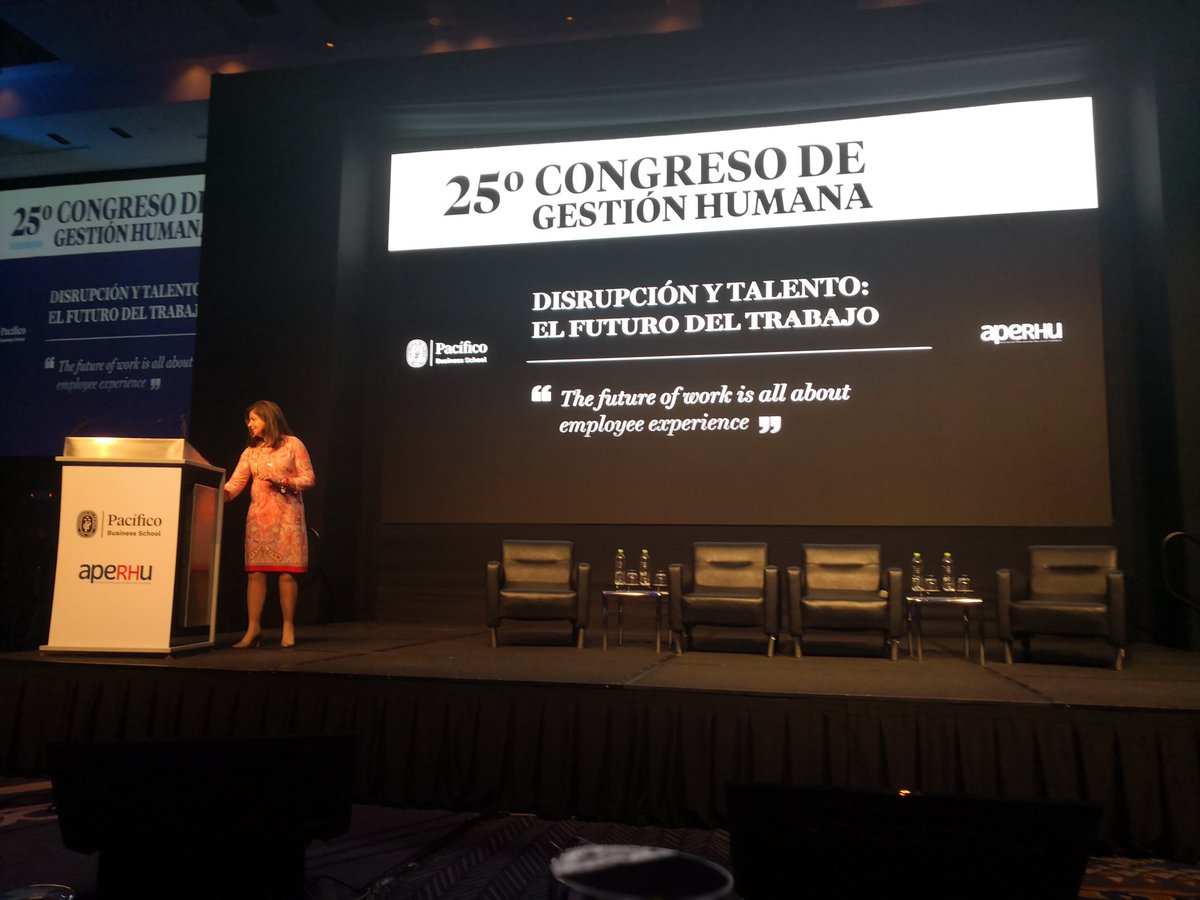 Iranzutwit's tweet photo. Mónica Manso de Manpower en el 25 Congreso de Gestión Humana "El nuevo rol de RRHH es convertirse en agente de cambio de su organización". #GestionHumana2018 @PacificoBS @APERHU https://t.co/owk4ijuFBU